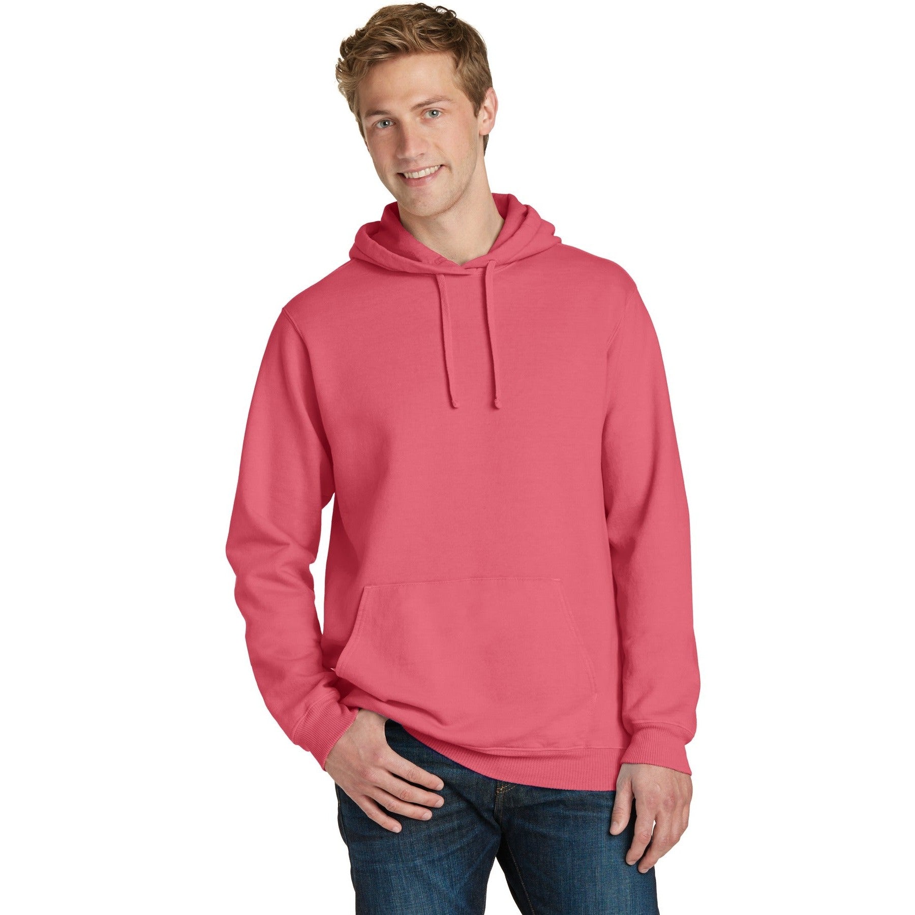 Port & Company-Port & Company® Beach Wash® Garment-Dyed Pullover Hooded Sweatshirt. PC098H-MedTech-6